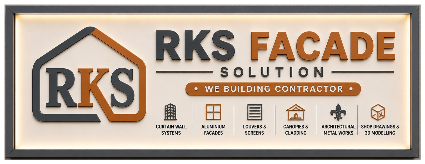 RKS Facade Solution branding